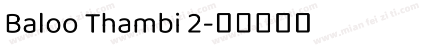 Baloo Thambi 2字体转换